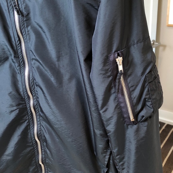 Universal Works Men's MA-1 Jacket, Navy Medium - Picture 2 of 10